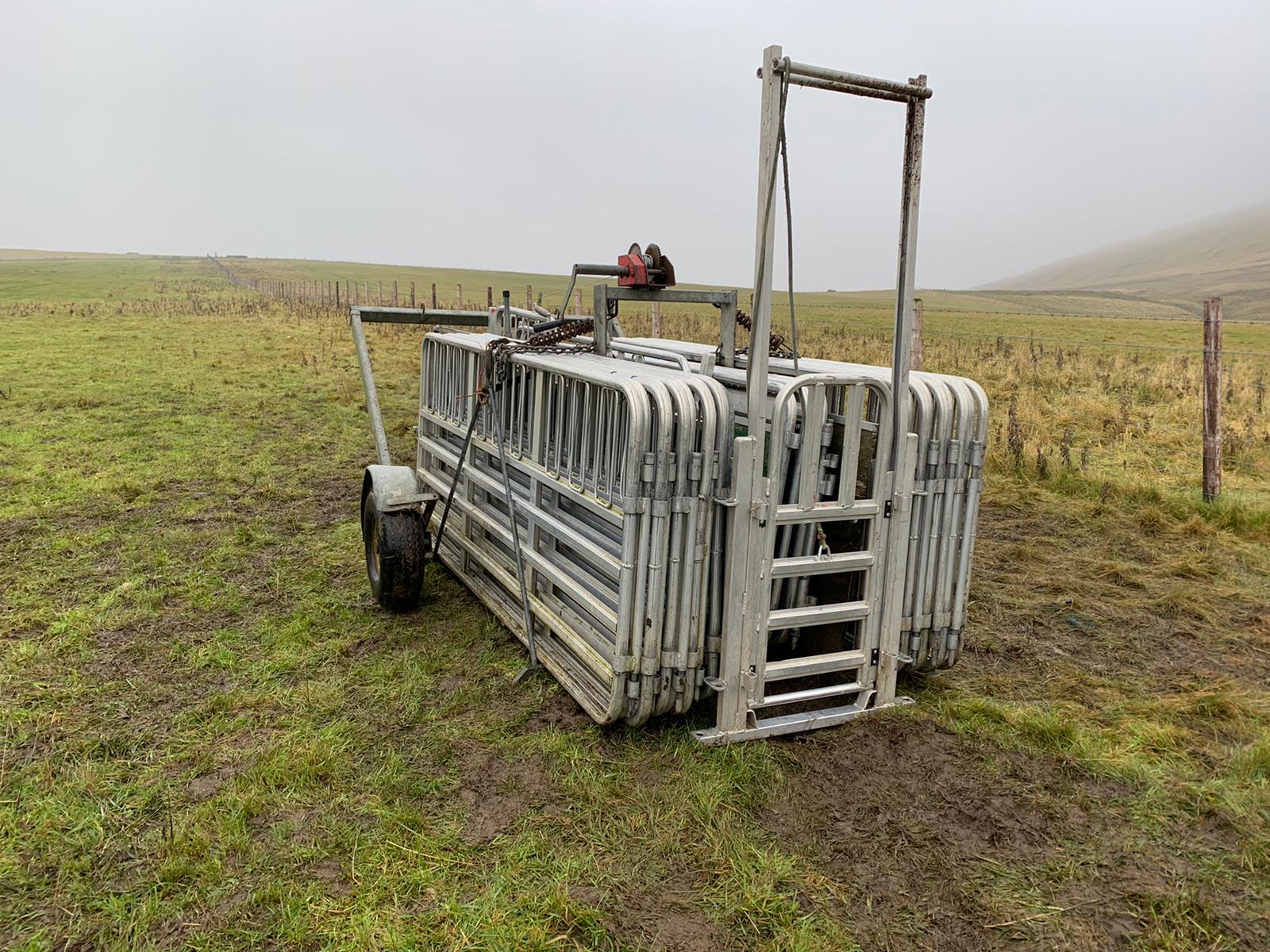 Lot 23 Pratley Mobile Sheep Pens Area Morpeth Border Livestock