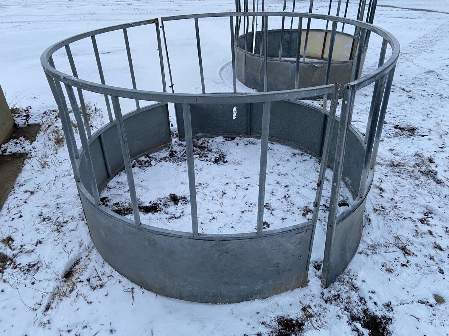 Lot 310 2 x 8ft Cattle Ring Feeders Area Berwick upon Tweed SOLD