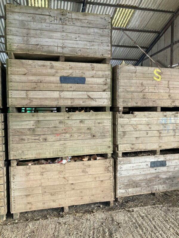 Lot 313 20 x Wooden Potato Boxes Area North Berwick SOLD Border