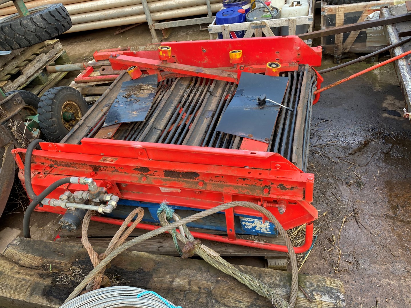 Lot 379 Potato equipment. Area Dunbar. SOLD Border Livestock Exchange